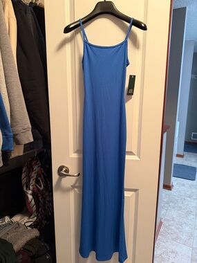 wild fable Bright Blue Spaghetti Strap Maxi Dress